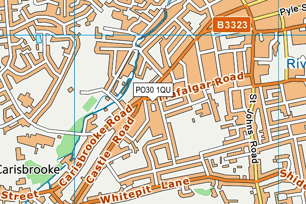 PO30 1QU map - OS VectorMap District (Ordnance Survey) PO30 1QU map - OS VectorMap District (Ordnance Survey)