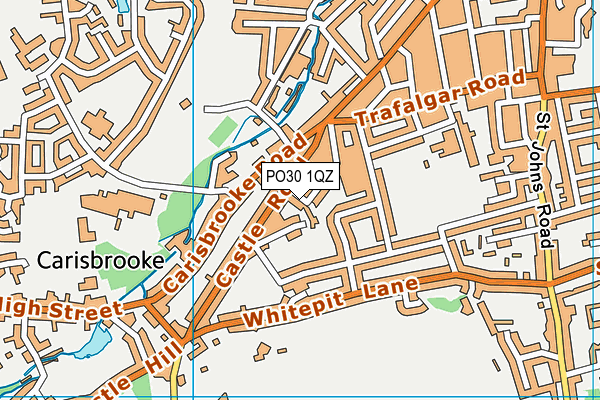 PO30 1QZ map - OS VectorMap District (Ordnance Survey) PO30 1QZ map - OS VectorMap District (Ordnance Survey)