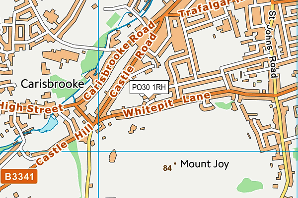 PO30 1RH map - OS VectorMap District (Ordnance Survey) PO30 1RH map - OS VectorMap District (Ordnance Survey)