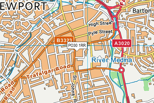 PO30 1RR map - OS VectorMap District (Ordnance Survey) PO30 1RR map - OS VectorMap District (Ordnance Survey)