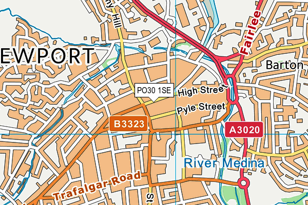 PO30 1SE map - OS VectorMap District (Ordnance Survey) PO30 1SE map - OS VectorMap District (Ordnance Survey)