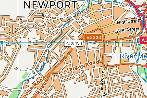 PO30 1SH map - OS VectorMap District (Ordnance Survey) PO30 1SH map - OS VectorMap District (Ordnance Survey)