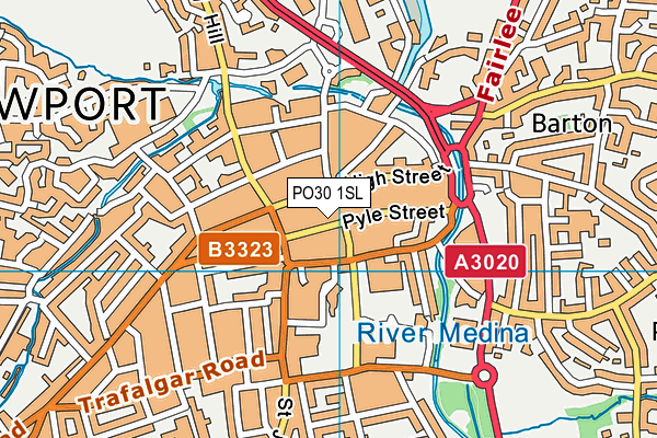 PO30 1SL map - OS VectorMap District (Ordnance Survey) PO30 1SL map - OS VectorMap District (Ordnance Survey)