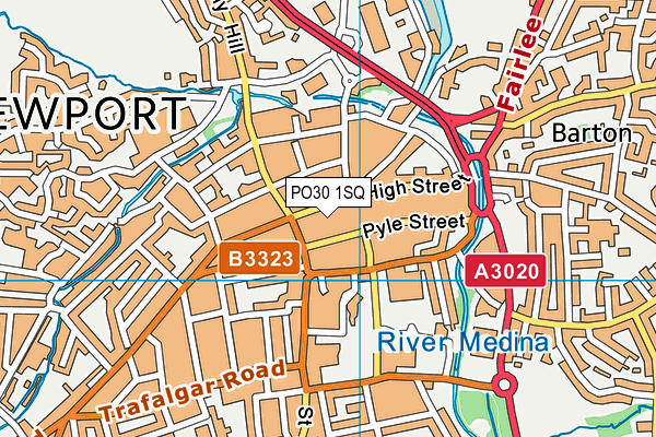 PO30 1SQ map - OS VectorMap District (Ordnance Survey) PO30 1SQ map - OS VectorMap District (Ordnance Survey)