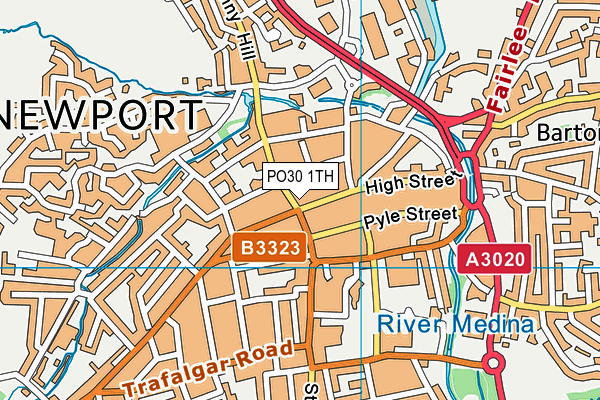 PO30 1TH map - OS VectorMap District (Ordnance Survey) PO30 1TH map - OS VectorMap District (Ordnance Survey)