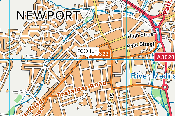 PO30 1UH map - OS VectorMap District (Ordnance Survey) PO30 1UH map - OS VectorMap District (Ordnance Survey)