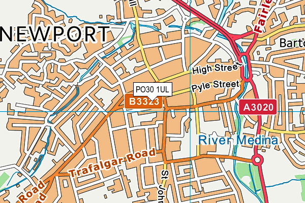 PO30 1UL map - OS VectorMap District (Ordnance Survey) PO30 1UL map - OS VectorMap District (Ordnance Survey)