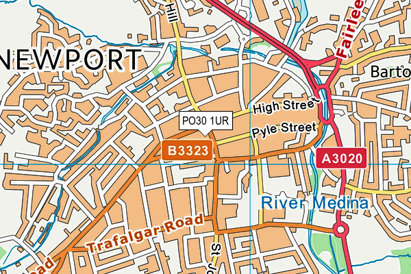 PO30 1UR map - OS VectorMap District (Ordnance Survey) PO30 1UR map - OS VectorMap District (Ordnance Survey)