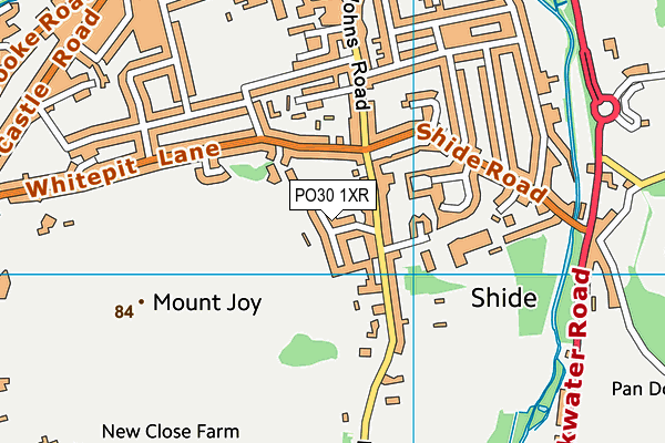 PO30 1XR map - OS VectorMap District (Ordnance Survey) PO30 1XR map - OS VectorMap District (Ordnance Survey)