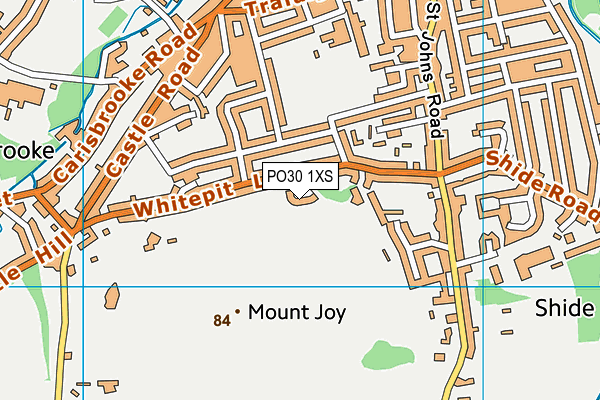 PO30 1XS map - OS VectorMap District (Ordnance Survey) PO30 1XS map - OS VectorMap District (Ordnance Survey)