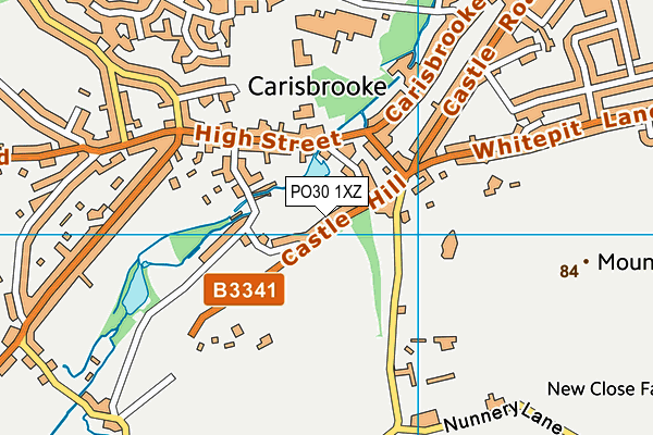 PO30 1XZ map - OS VectorMap District (Ordnance Survey) PO30 1XZ map - OS VectorMap District (Ordnance Survey)
