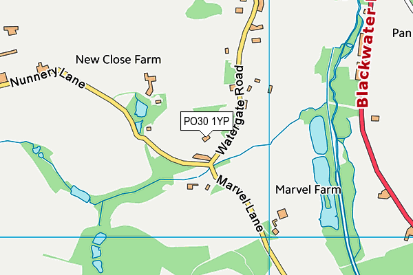 PO30 1YP map - OS VectorMap District (Ordnance Survey) PO30 1YP map - OS VectorMap District (Ordnance Survey)