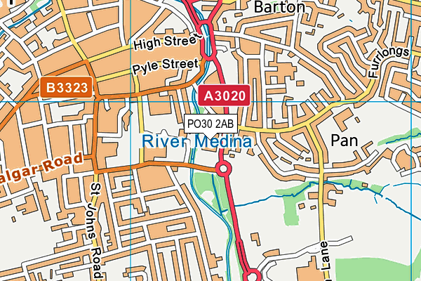 PO30 2AB map - OS VectorMap District (Ordnance Survey) PO30 2AB map - OS VectorMap District (Ordnance Survey)