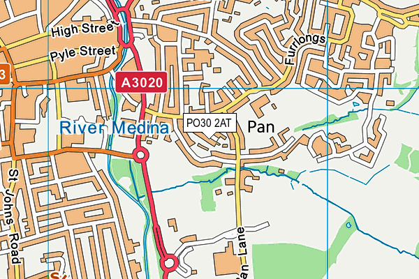 PO30 2AT map - OS VectorMap District (Ordnance Survey) PO30 2AT map - OS VectorMap District (Ordnance Survey)