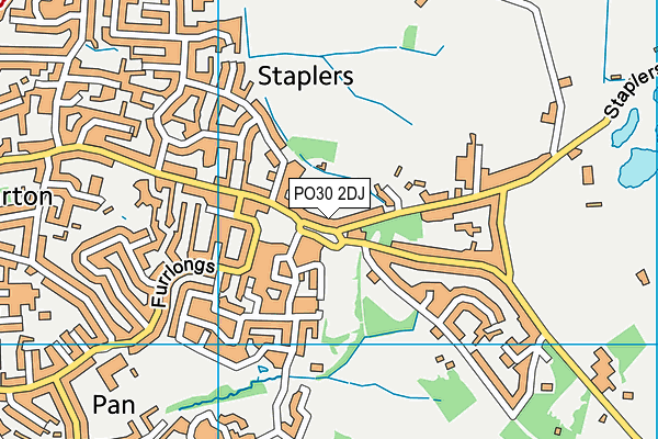 PO30 2DJ map - OS VectorMap District (Ordnance Survey) PO30 2DJ map - OS VectorMap District (Ordnance Survey)