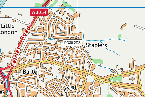 PO30 2DS map - OS VectorMap District (Ordnance Survey) PO30 2DS map - OS VectorMap District (Ordnance Survey)