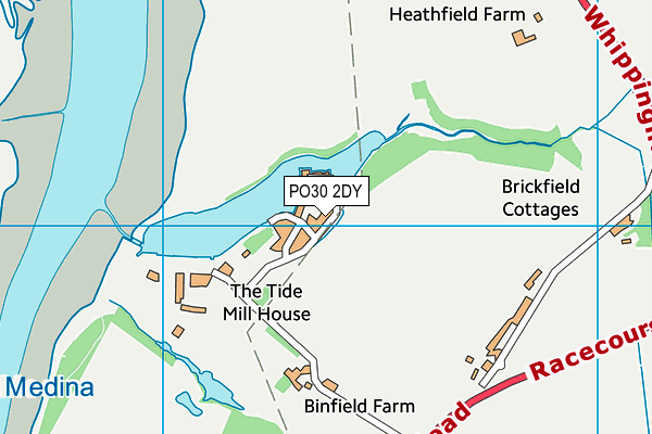 PO30 2DY map - OS VectorMap District (Ordnance Survey) PO30 2DY map - OS VectorMap District (Ordnance Survey)