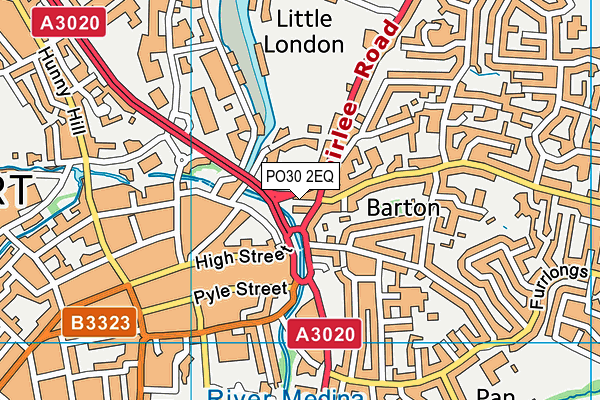 PO30 2EQ map - OS VectorMap District (Ordnance Survey) PO30 2EQ map - OS VectorMap District (Ordnance Survey)