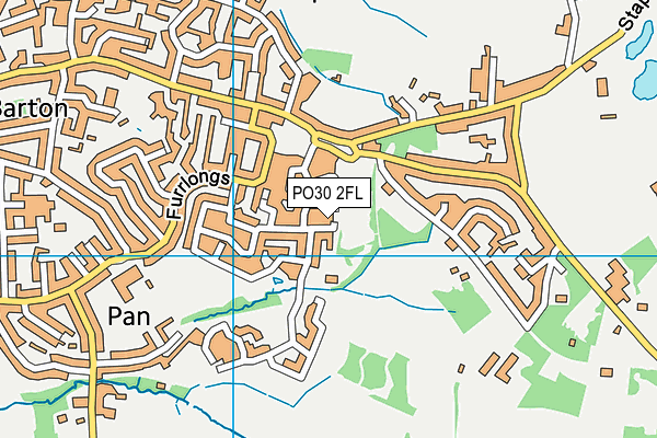 PO30 2FL map - OS VectorMap District (Ordnance Survey) PO30 2FL map - OS VectorMap District (Ordnance Survey)