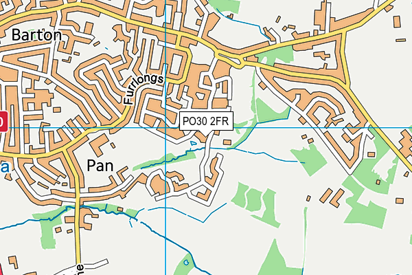 PO30 2FR map - OS VectorMap District (Ordnance Survey) PO30 2FR map - OS VectorMap District (Ordnance Survey)