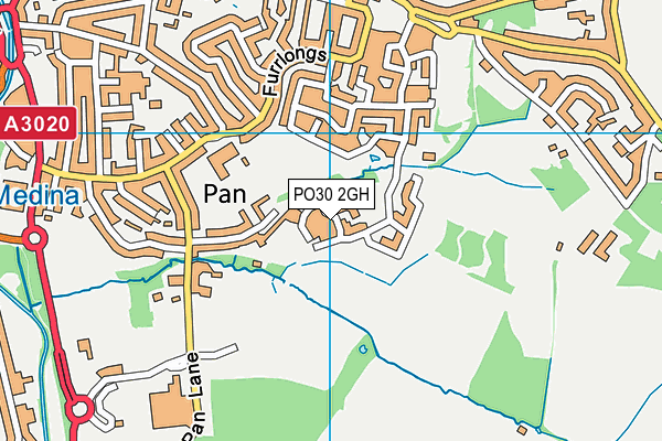 PO30 2GH map - OS VectorMap District (Ordnance Survey) PO30 2GH map - OS VectorMap District (Ordnance Survey)
