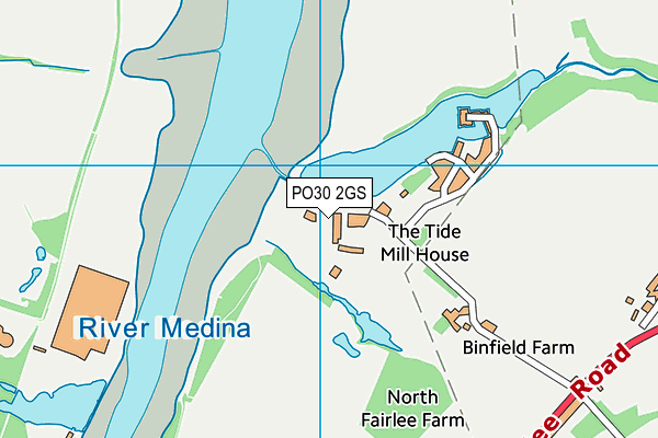 PO30 2GS map - OS VectorMap District (Ordnance Survey) PO30 2GS map - OS VectorMap District (Ordnance Survey)