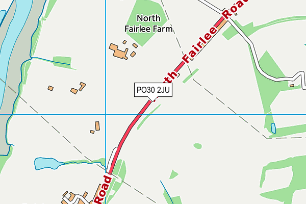 PO30 2JU map - OS VectorMap District (Ordnance Survey)