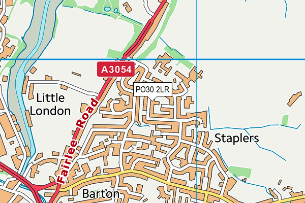 PO30 2LR map - OS VectorMap District (Ordnance Survey) PO30 2LR map - OS VectorMap District (Ordnance Survey)