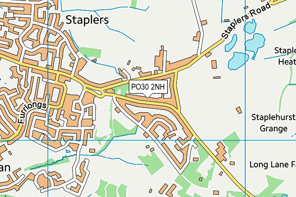 PO30 2NH map - OS VectorMap District (Ordnance Survey) PO30 2NH map - OS VectorMap District (Ordnance Survey)