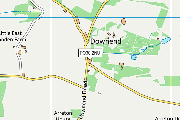 PO30 2NU map - OS VectorMap District (Ordnance Survey) PO30 2NU map - OS VectorMap District (Ordnance Survey)