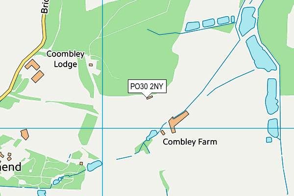 PO30 2NY map - OS VectorMap District (Ordnance Survey) PO30 2NY map - OS VectorMap District (Ordnance Survey)