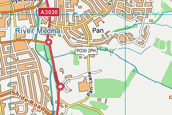 PO30 2PH map - OS VectorMap District (Ordnance Survey) PO30 2PH map - OS VectorMap District (Ordnance Survey)