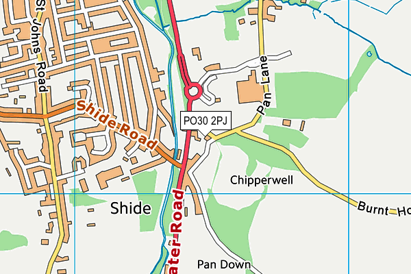 PO30 2PJ map - OS VectorMap District (Ordnance Survey) PO30 2PJ map - OS VectorMap District (Ordnance Survey)