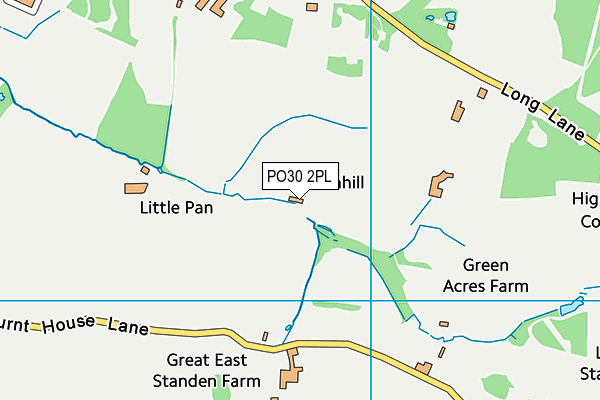 PO30 2PL map - OS VectorMap District (Ordnance Survey) PO30 2PL map - OS VectorMap District (Ordnance Survey)