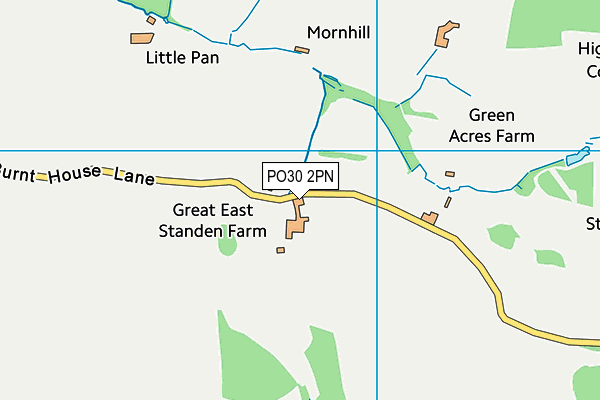 PO30 2PN map - OS VectorMap District (Ordnance Survey) PO30 2PN map - OS VectorMap District (Ordnance Survey)