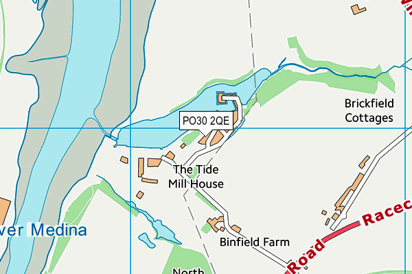PO30 2QE map - OS VectorMap District (Ordnance Survey) PO30 2QE map - OS VectorMap District (Ordnance Survey)