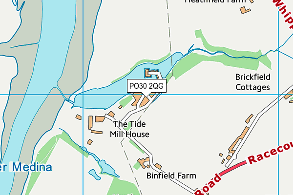 PO30 2QG map - OS VectorMap District (Ordnance Survey) PO30 2QG map - OS VectorMap District (Ordnance Survey)