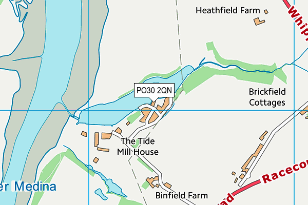 PO30 2QN map - OS VectorMap District (Ordnance Survey) PO30 2QN map - OS VectorMap District (Ordnance Survey)