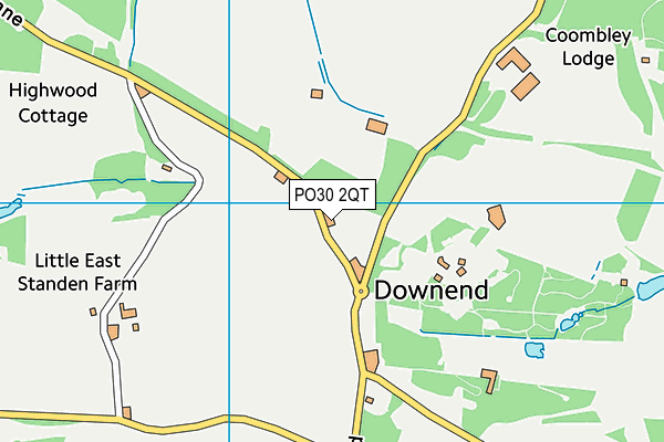 PO30 2QT map - OS VectorMap District (Ordnance Survey) PO30 2QT map - OS VectorMap District (Ordnance Survey)