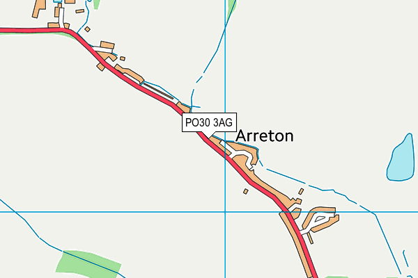 PO30 3AG map - OS VectorMap District (Ordnance Survey) PO30 3AG map - OS VectorMap District (Ordnance Survey)