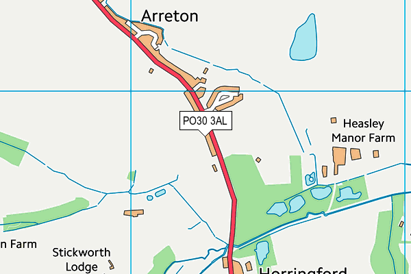 PO30 3AL map - OS VectorMap District (Ordnance Survey) PO30 3AL map - OS VectorMap District (Ordnance Survey)