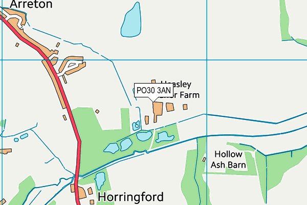 PO30 3AN map - OS VectorMap District (Ordnance Survey) PO30 3AN map - OS VectorMap District (Ordnance Survey)