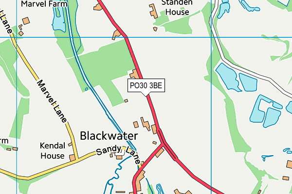 PO30 3BE map - OS VectorMap District (Ordnance Survey) PO30 3BE map - OS VectorMap District (Ordnance Survey)