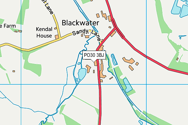 PO30 3BJ map - OS VectorMap District (Ordnance Survey) PO30 3BJ map - OS VectorMap District (Ordnance Survey)