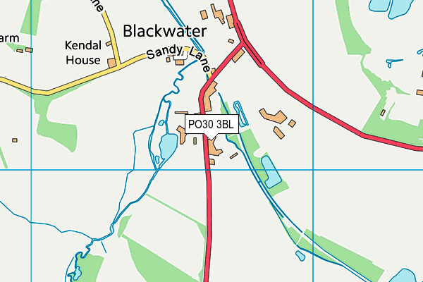 PO30 3BL map - OS VectorMap District (Ordnance Survey) PO30 3BL map - OS VectorMap District (Ordnance Survey)