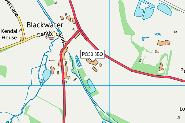 PO30 3BQ map - OS VectorMap District (Ordnance Survey) PO30 3BQ map - OS VectorMap District (Ordnance Survey)