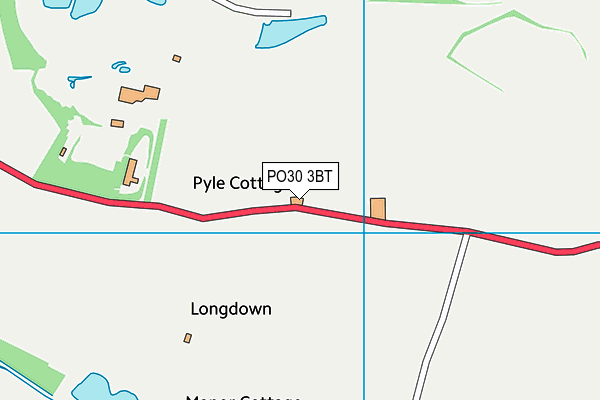 PO30 3BT map - OS VectorMap District (Ordnance Survey) PO30 3BT map - OS VectorMap District (Ordnance Survey)