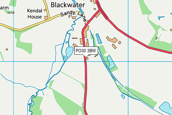 PO30 3BW map - OS VectorMap District (Ordnance Survey) PO30 3BW map - OS VectorMap District (Ordnance Survey)