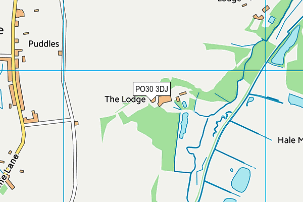 PO30 3DJ map - OS VectorMap District (Ordnance Survey) PO30 3DJ map - OS VectorMap District (Ordnance Survey)
