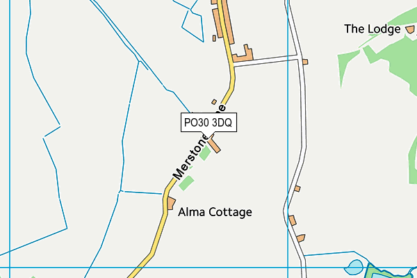 PO30 3DQ map - OS VectorMap District (Ordnance Survey) PO30 3DQ map - OS VectorMap District (Ordnance Survey)